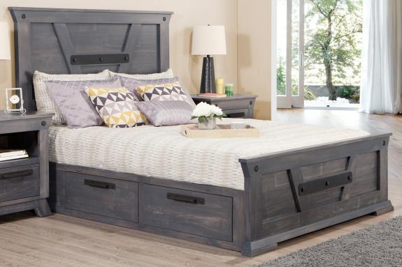 Algoma Queen 4 Drawer Storage Platform Bed