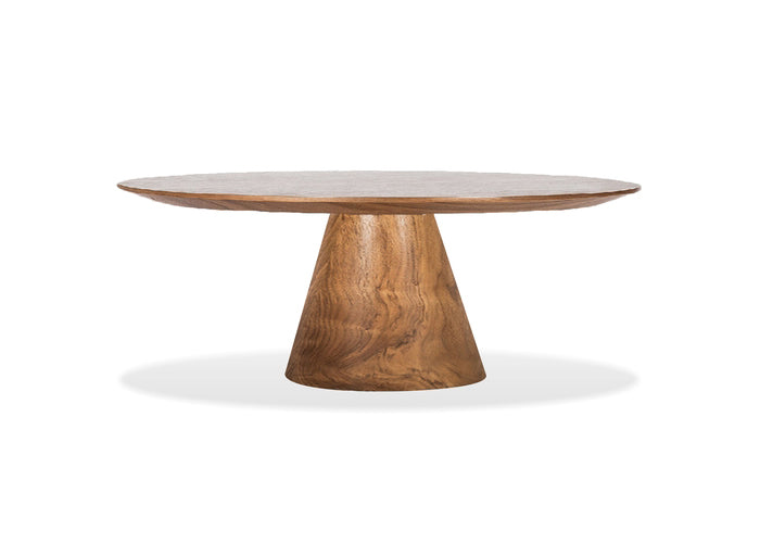 TOWER COFFEE TABLE NATURAL WALNUT