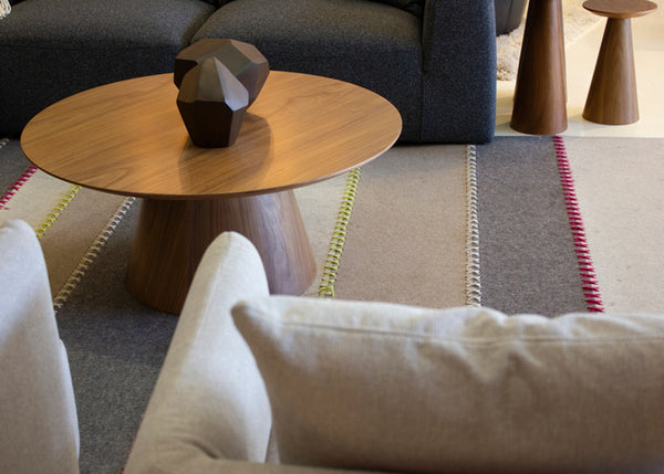 TOWER COFFEE TABLE NATURAL WALNUT