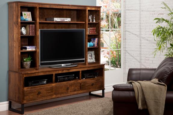 Cumberland HDTV Cabinet with Hutch