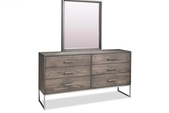 Electra Long Dresser & Mirror