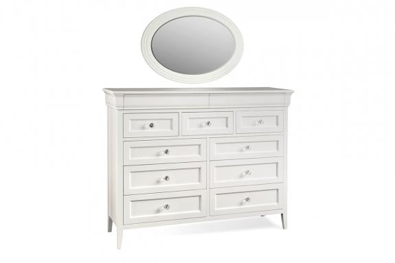 Monticello Dresser &  Round Mirror